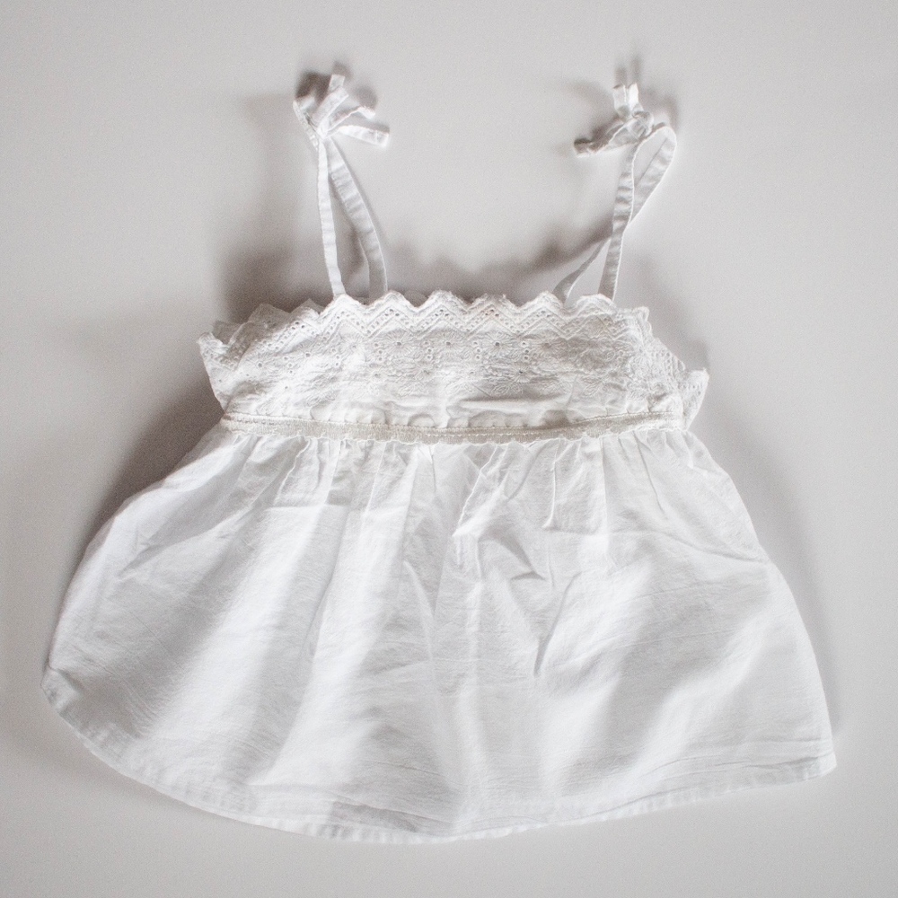 💫3 for $15💫 Old Navy 3T White Baby Doll Tank Top